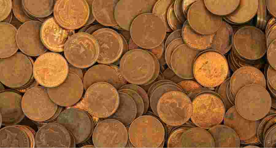 copper coins
