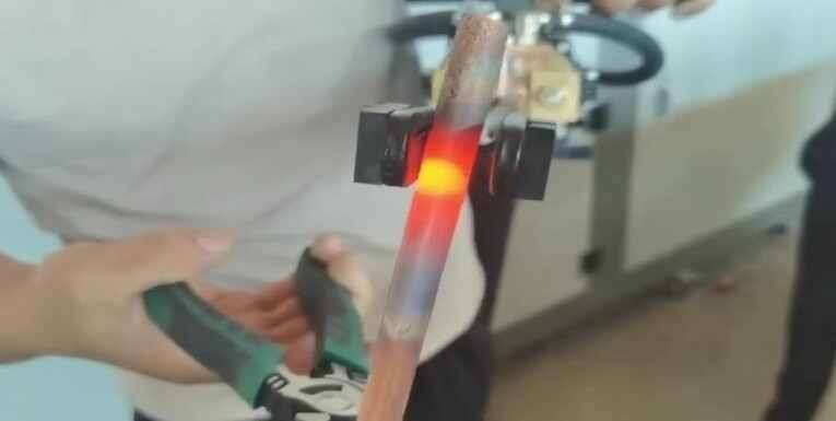 Induction Brazing Copper pipe