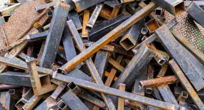 Scrap iron for melting