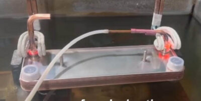 induction brazing of copper tube joints