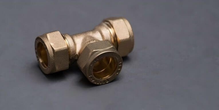 induction brazing of brass to brass